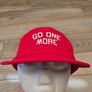 CIELE Athletics Red Hat Mens Coolwick Five Panel Strap Back Running Cap RARE